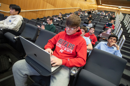 Students at Rutgers Business School
