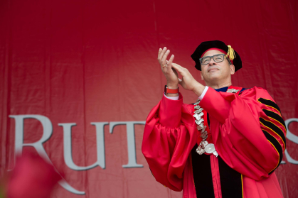 Johnathan Holloway at Rutgers 2022 Commencement