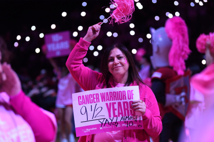 Rachel Botnick at the 2025 Play4Kay game