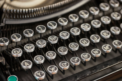 Type writter keys
