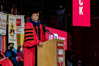 Jonathan Holloway at New Student Convocation