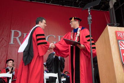Jonathan Holloway and David Remnick