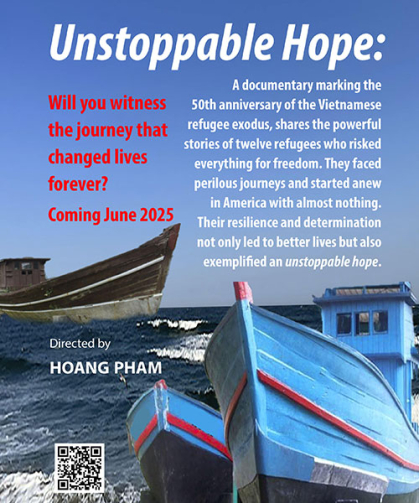 Movie poster of documentary called "Unstoppable Hope"