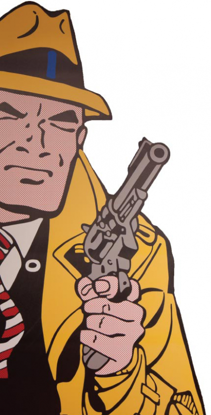 The comic strip character Dick Tracy 
