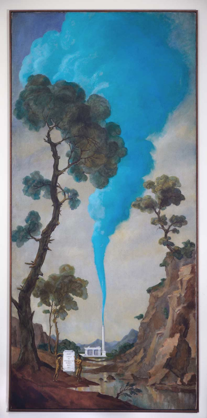 "Factory for the Production of Blue Smoke" by Vitaly Komar and Alexander Melamid.