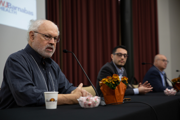 Alan Robock speaks at conference