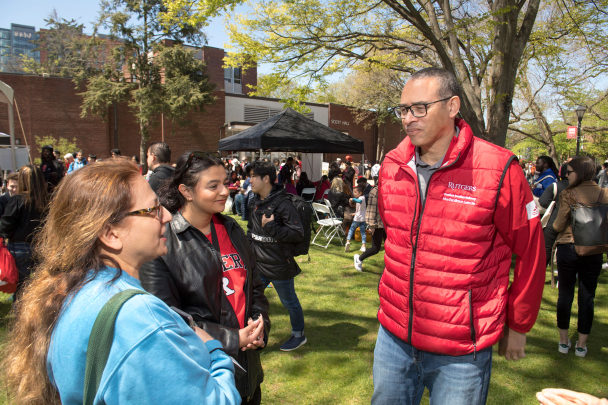 Holloway on College Ave for Rutgers Day