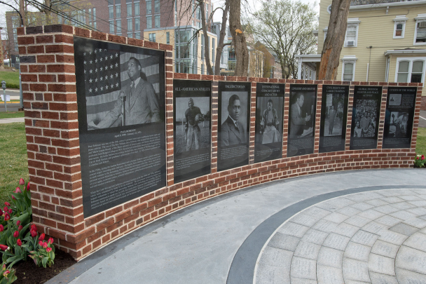 Paul Robeson Plaza on Voorhees Mall