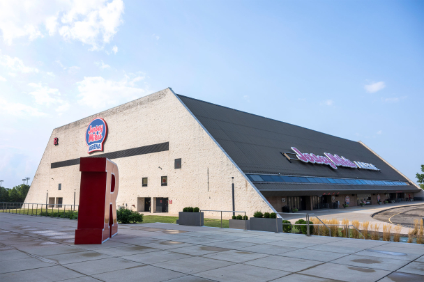 View of Jersey Mikes Arena on the Livingston campus