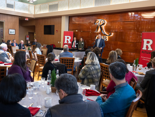 President Holloway at the first Presidential Employee Excellence Recognition Awards