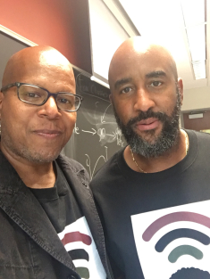 From left: University of Michigan political scientist Christian Davenport, and Rutgers University-New Brunswick philosophy professor Derrick Darby.