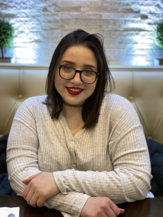 Alyse Greenough graduates with a degree in criminal justice and plans to go to law school.