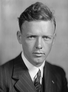 Charles Lindberg, the famous aviator