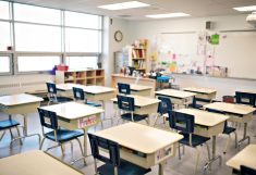 Empty classroom