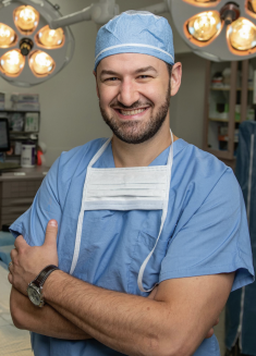 Evan Kovac, director of urologic oncology and robotic surgery at Rutgers New Jersey Medical School (NJMS) and University Hospital