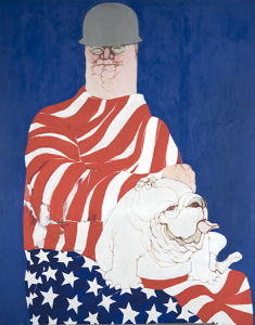 Big Daddy Draped (1971) by May Stevens